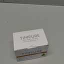 Women's Step Counter Pedometer Watch with Stainless Steel Bracelet, Stylish Design, No App, No Charging Needed for Step, Calorie, Distance, Alarm, Countdown TimerTU-2401 (Gold)