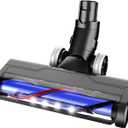 Upgraded Motorhead Vacuum Brush with Headlights for Dyson V6 DC59 DC61 DC74,Motorized Head Replacement Accessories or Parts for Tile,Small Carpet,Rug Cleaning.