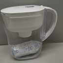 Brita Water Filter Pitcher for Tap and Drinking Water with 1 Standard Filter, Lasts 2 Months, 6-Cup Capacity, BPA Free, White