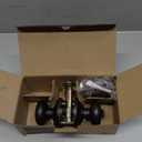 Schlage F40 PLY 622 Plymouth Door Knob, Bed & Bath Privacy Lock, Matte Black