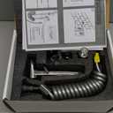 1-In-2-Out Dual Control Valve Mini Toilet Faucet Sprayer Kit Butt Washer, Multifunctional Hand-held Bidet Spray Bathroom Diaper Shower, Spray, Hose and Accessories (2Pcs-Silver)