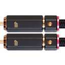 Monoprice - 138076 Male RCA Two Channel Stereo Audio Cable - 3 Feet - Black, Gold Plated Connectors, Double Shielded with Copper Braiding - Onix Series