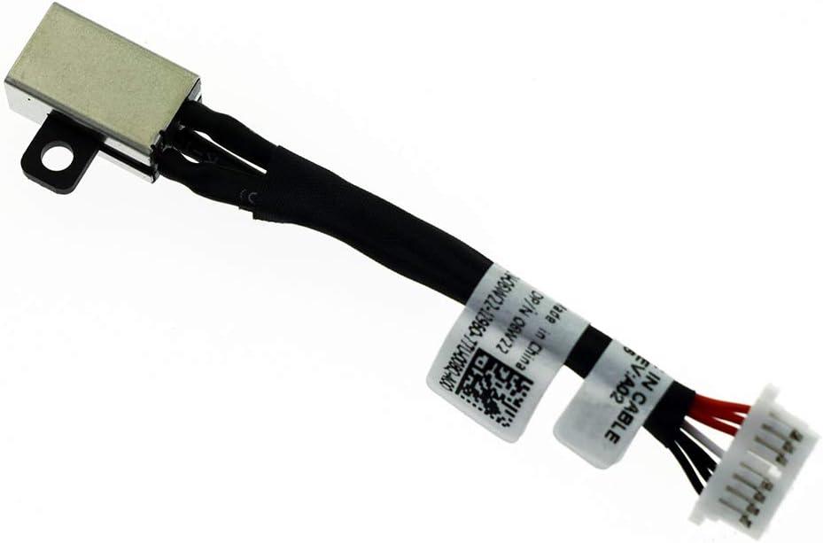 New DC-in Power Jack Connector Cable Socket for Dell Inspiron 7586 7786 2-in-1 7778 7779 7386 13 7390 15 7586 17 7786 7791 Series Laptop 06VV22 0ND3N8