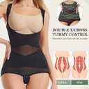 Shapewear Bodysuit for Women Tummy Control Butt Lifter Trainer Postpartum Stomach Body Shaper Slimming Girdles, Medium