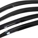 4PCS Side Window Visors Rain Guard Shade Deflectors Acrylic Replacement for 2008-2012 Accord