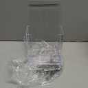 MaxGear Brochure Holder 4x9 inch with Business Card Organizer, Acrylic Literature Display Stand Clear Plastic Flyer Holder Wall Mount or Countertop Use for Pamphlets, Booklets, 2 Pack