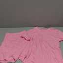 ZFLM Casual Workout Two Piece Outfits for Women Short Sleeve Crop High Waist Foldover Shorts Tracksuit Sets Streetwear (Small)