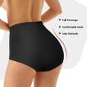 Women's High Waisted Underwear, Tummy Control high cut Panties Full Coverage Postpartum Briefs underwear 4 pack (XL)