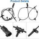 WMPHE 4 Pcs ABS Wheel Speed Sensors Compatible with Ford Edge 2011 2012 2013, Compatible with Lincoln MKX 2011 2012 2013 2015, Replacement for 7T4Z2C205A, DT4Z2C204A, CT4Z2C190C, CT4Z2C190A
