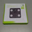 Smart Scale for Body Weight  Large Backlit Display UltraPrecise Bathroom Weight Scale with 15 Body Composition Metrics, App Sync Bluetooth & MultiUser Profiles (Black)