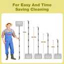 TCMOT Chicken Poop Scooper with ¼” Fine Mesh Sieve - Heavy Duty Chicken Coop Scoop for Sand, Extra Wide 10” Sifting Shovel Pooper Scooper and Coop Cleaning Must Haves