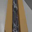Tension Curtain Rod 51-165In(4.25-13.75Ft), Extra Long Outdoor Curtain Rod No Drilling for Window or Bathroom Patio, Adjustable Spring Shower Rod, Easy to Install Never Rust, Rod Diameter 1.26In-Black