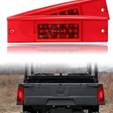 SUNPIE Tail Lights for 2011+ Polaris Ranger 400 500 570 800 EV EFI MIDSIZE, Red LED Rear Brake Stop Light, Replace #2411450, Left and Right Side