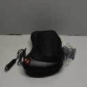 Back Massager, Shiatsu Neck Massager with Heat, Electric Back Massager for Shoulder, Back, Leg, Deep Tissue Kneading Massage to Relief Muscles, Massage Pillow for Mom/Dad/Women/Men (Black)