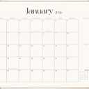 Desk Calendar 2026-2027 with Desk Mat  22" x 17" Large Desk Pad Calendar Runs from January 2026 to June 2027, Office Supplies Desktop Monthly Calendar for Home & Office (Apricot)