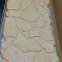 2 Pack Faux Fireplace Stone Wall Veneer Panels 47.24" x 22.04" x 1.57'' Fireproof B1 Rated PU Artificial 3D Veneer Panels for Interior/Exterior Use - Realistic Stone Look(Solid Color)