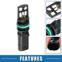 5149182AB Air Intake Temperature Sensor for Chrysler 200 11-17 | Air charge temperature sensor, Plastic Black, for Chrysler 200 3.6L 2011-2017