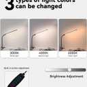 2 Pack LED Desk Lamp with Clamp,Eye-Friendly Clip on Lights for Home Office Study Reading,3 Modes 10 Brightness,Long Flexible Goose-Neck,Swing Arm Architect Task Table Lamps USB Usage