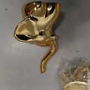 2 Pack Porcelain Toilet Bolt Caps,Toilet Bolt Covers Decorative,Elegant Elephant Design Toilet Bolt Caps Decorative for Bathroom Accessories