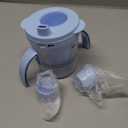 Dysphagia Cup for Adults with Difficulty Swallowing, Sippy Cup for Elderly Spill Proof 5cc, 10cc, 15cc, No Spill Slow Flow Regulating Drinking Cup to Prevent Choking (Solid Blue)