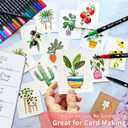 Dual Markers Brush Pens Easter Basket Stuffers, 36 Art Markers for Gifts Trendy Stuff, Double Tip Colored Pen for Adult Coloring Books Art Suppliers