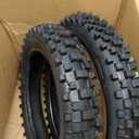 HOLATO Rear 80/100-12 3.00-12 Front 60/100-14 2.50-14 Tire and Inner Tube for 110cc 125cc CRF70 CRF110 KLX110 TTR90 PW80 RM60 RM65 TaoTao DB14 SSR Apollo Coolster Dirt Pit Bike Motorcycle Heavy Duty