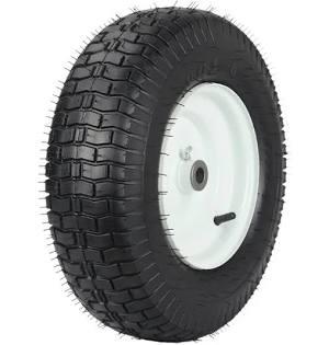 GICOOL 16x6.50-8 Tubeless Tire and Wheel, 16x6.5-8 Lawn Mower Tires, 3"-4.5" Offset Hub, 3/4" or 5/8" Bearing, Universal Fit Riding Mower and Garden Tractor Front Wheel, 4 Ply, S-Turf Pattern, 2 Pack
