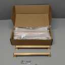 Amerdeco 10 Pack Champagne Bronze Cabinet Pulls - 5 Inch(128mm) Hole Center Cabinet Hardware for Kitchen, Bathroom, Dresser Pulls ZH0001