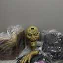 Halloween 6FT Hanging Witch Decorations Outdoor Sound & Touch Activated Talking Halloween Decorations for Front Yard Porch Patio Lawn Garden Trees Party Dcor and Holiday