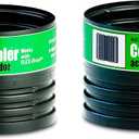 Flex-Drain 55020 Drain Pipe Coupler Adapter, Female to Female (2 Pack)