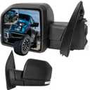 For Ford F150 Side Mirror Replacement Fits F150 Left Driver Side Mirror | Fits Ford F150 2015 2016 2017 2018 2019 2020 Side View Mirror | 6 PINS | FO1320556 | w/Heated Turn Signal Light