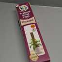 DUSPRO D-Shaped Plastic Moss Poles for Climbing Plants Monstera Stackable Moss Pole for Plants Moss Plant Pole Handmade Moss Stick for Indoor Plants Grow Upward 2 Pack 16.5 inches