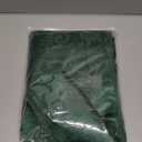 Aormenzy 50 Pack Hunter Green Satin Napkins 17 x 17 Inches Cloth Napkins Jacquard Satin Napkins Scalloped Silky Napkins Square Brocade Napkins for Wedding, Banquet, Party Decoration