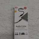 GE 3.5mm Auxiliary Audio Cable 6ft, Black