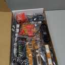 Kids Construction Toys for Boys, Playset of Excavator Toy, Crane Toy & Semi Truck Toy Tractor Lowboy Trailer, Construction Trucks for Toddler, Ideal Birthday Party Favor Gift for 3 Years Old and Up