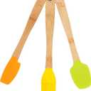 Core Kitchen 3 Piece Mini Utensil Set: Spreader, Basting Brush, Spatula. 8 Inches Long