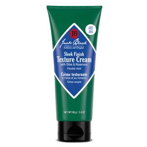 Jack Black Sleek Finish Texture Cream, 3.4 Oz.  Hair Styling Cream for Men & Women, Hair Texturizer for Dry to Normal Coarse, Thick, or Wavy Hair, Fragrance-Free Hair Lotion, Hair Product