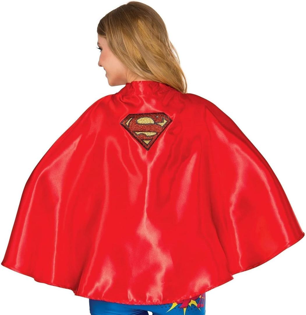 Rubie's Costume Co Women's Dc Superheroes Supergirl Cape (Red & Blue)