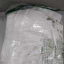 MASWOND Extra Long Pinch Pleated Sheer Curtains for Living Room 52 x 120 Inches 2 Story Light Filtering Pleat Drapes for Sliding Patio Door High Ceiling Pleat Curtain with Hooks (1 Panel, White)