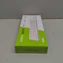 seenda Bluetooth Keyboard and Mouse Combo for Mac, SKM64-2 Rechargeable Slim Wireless Keyboard Mouse Compact, 3 Multi-Device Connection, Compatible for Mac, MacBook Pro/Air, iPad, White Silver