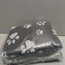 Veckle SUV Cargo Liner for Dogs with Side Flaps, Large (54" x 93") Water Resistant Trunk Cover, Non-Slip Pet Area Protector with Bumper Flap, Universal Fit for SUVs Sedans Vans, Paw Print