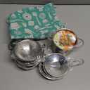 Play Pots and Pans Toys for Kids - Kitchen Playset Pretend Cookware Mini Stainless Steel Cooking Utensils Development Toys for Toddlers & Children Ages 3 Years and up