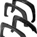 YITAMOTOR Fender Flares Kit, Compatible for 1999-2006 Chevy Silverado GMC Sierra (Incl. 2007 Classic Models), Front Rear Wheel Wells w/Smooth Black Finish Covers Guards Pocket Rivet Style (5.8ft & 6.5ft & 8ft Bed)