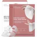 Bio-Collagen Face Mask, Real Deep Collagen Overnight Mask, Hydrating Collagen Face Mask, Facial Sheet Masks for Skincare, Pore Minimizing, Firming, Elasticity Improvement, and Moisturizing.