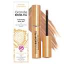 Grande Cosmetics GrandeBROW-FILL Volumizing Brow Gel, Tinted or Clear Eyebrow Mascara, Soft Flexible Hold, Water Resistant (2. Light)