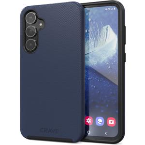 Crave for Samsung Galaxy S23 FE Case, Shockproof Protection Dual Layer Case for Samsung Galaxy S23 FE (6.4 inch) - Navy