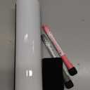 Magnetic Dry Erase Board Fridge Whiteboard Sheet 12"x 8", Easy to Write and Clean, Small Refrigerator White Board for Home Kitchen Shopping List & to Do List, 2 Markers and Eraser with Magnets