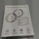 iPhone 14 Super Fast Charger,Dual Port USB C Chargers,iPhone Charger Fast Charging Block,Quick Apple USB C Wall Adapter Plug,2Pack Type C Lightning Cable For iPhone 14/13/12/11/ProMax/MiNi/XR/SE/8Plus (White)