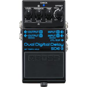 BOSS SDE-3 Dual Digital Delay Pedal | Authentic Sound of the Legendary Roland SDE-300 | Compact Pedal | Versatile Modern Features | Longer Delay | MIDI/IO Connectivity