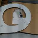 BEMIS TC50TTA MARINE Toilet Seat, Small Toilet Seat Made for Boats and RVs, Durable Wood, White